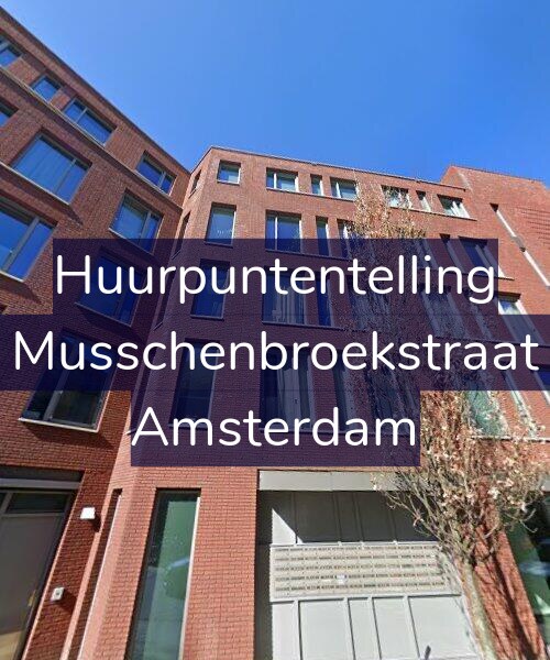 Foto gevel Huurpuntentelling voor Van Musschenbroekstraat 148, Amsterdam