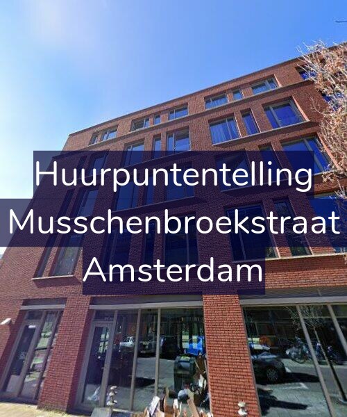 Foto gevel Huurpuntentelling voor Van Musschenbroekstraat 108, Amsterdam