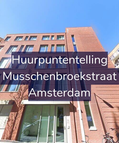 Foto gevel Huurpuntentelling voor Van Musschenbroekstraat 124, Amsterdam