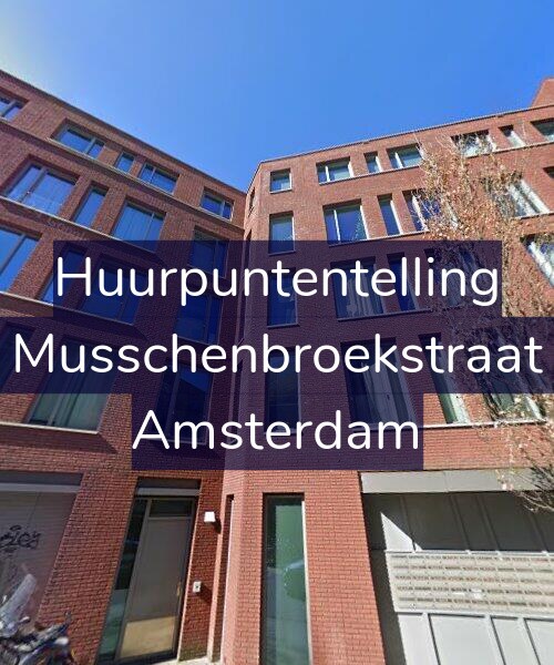 Foto gevel Huurpuntentelling voor Van Musschenbroekstraat 116, Amsterdam