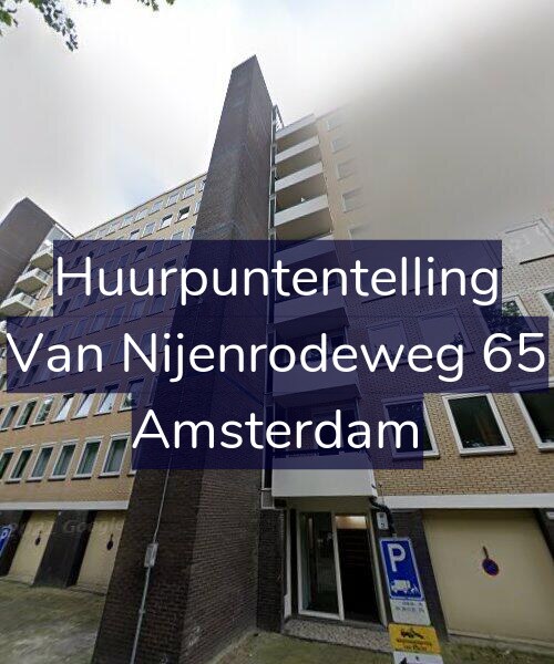 Foto gevel Huurpuntentelling voor Van Nijenrodeweg 65, Amsterdam