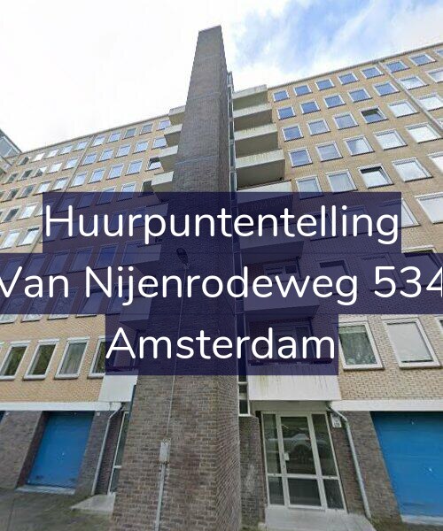 Foto gevel Huurpuntentelling voor Van Nijenrodeweg 534, Amsterdam