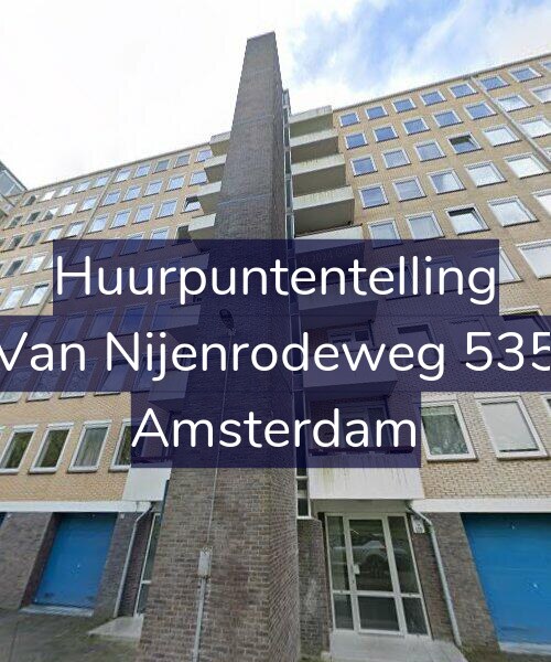 Foto gevel Huurpuntentelling voor Van Nijenrodeweg 535, Amsterdam