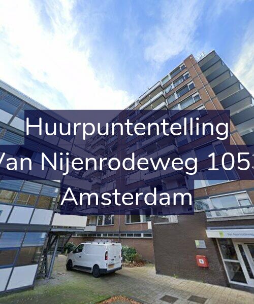 Foto gevel Huurpuntentelling voor Van Nijenrodeweg 1053, Amsterdam