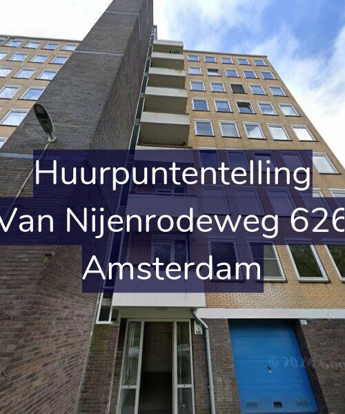 Foto gevel Huurpuntentelling voor Van Nijenrodeweg 626, Amsterdam