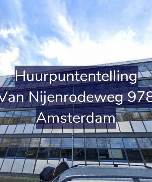Foto gevel Huurpuntentelling voor Van Nijenrodeweg 978, Amsterdam