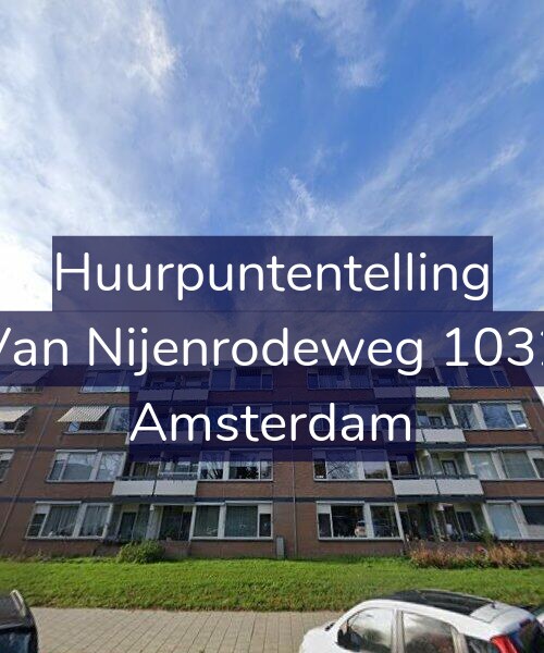 Foto gevel Huurpuntentelling voor Van Nijenrodeweg 1032, Amsterdam