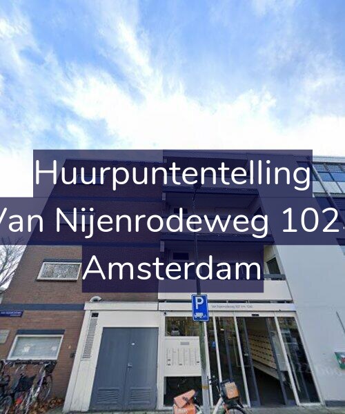 Foto gevel Huurpuntentelling voor Van Nijenrodeweg 1025, Amsterdam