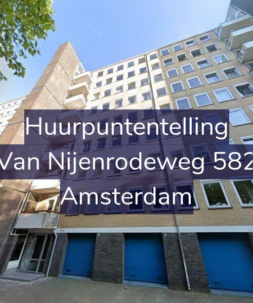 Foto gevel Huurpuntentelling voor Van Nijenrodeweg 582, Amsterdam