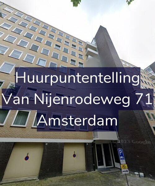 Foto gevel Huurpuntentelling voor Van Nijenrodeweg 71, Amsterdam