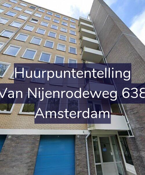 Foto gevel Huurpuntentelling voor Van Nijenrodeweg 638, Amsterdam