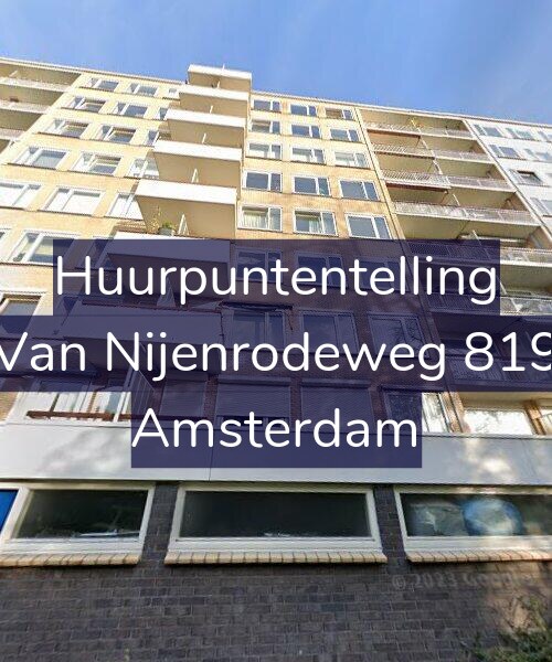 Foto gevel Huurpuntentelling voor Van Nijenrodeweg 819, Amsterdam