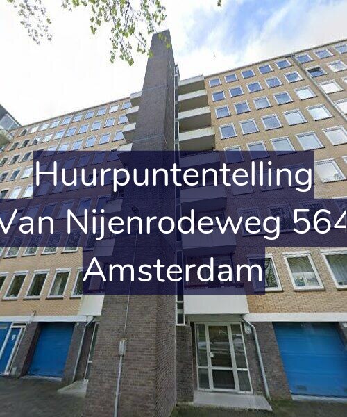 Foto gevel Huurpuntentelling voor Van Nijenrodeweg 564, Amsterdam