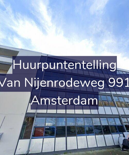 Foto gevel Huurpuntentelling voor Van Nijenrodeweg 991, Amsterdam