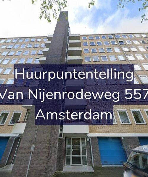 Foto gevel Huurpuntentelling voor Van Nijenrodeweg 557, Amsterdam