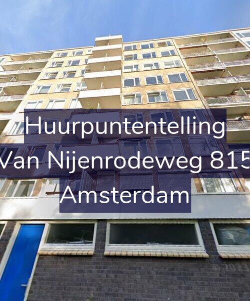 Foto gevel Huurpuntentelling voor Van Nijenrodeweg 815, Amsterdam