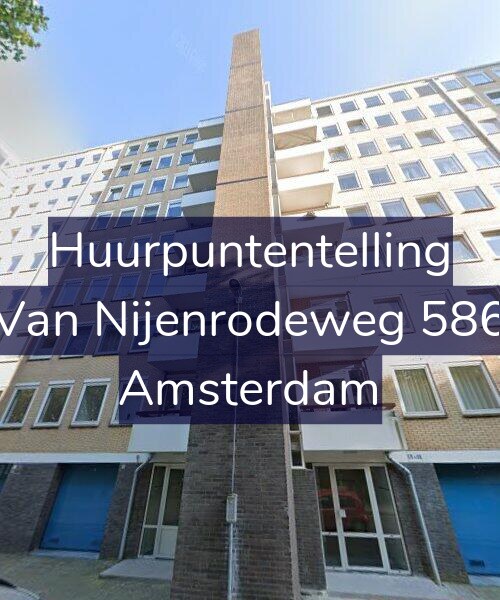 Foto gevel Huurpuntentelling voor Van Nijenrodeweg 586, Amsterdam