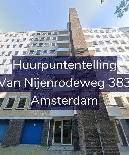 Foto gevel Huurpuntentelling voor Van Nijenrodeweg 383, Amsterdam