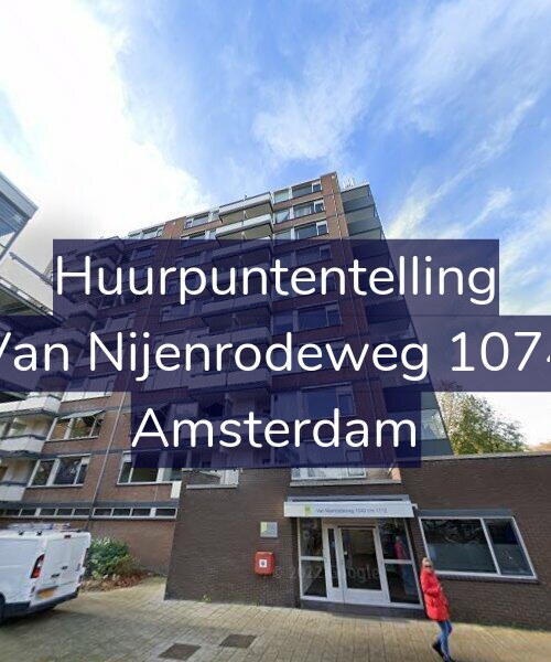 Foto gevel Huurpuntentelling voor Van Nijenrodeweg 1074, Amsterdam