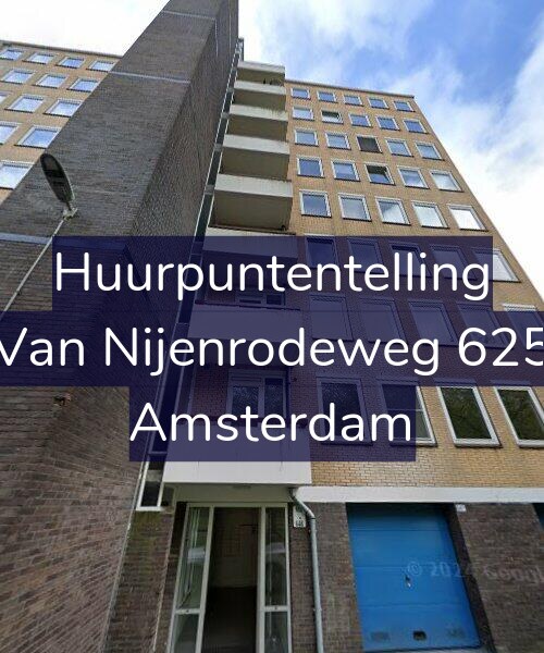 Foto gevel Huurpuntentelling voor Van Nijenrodeweg 625, Amsterdam