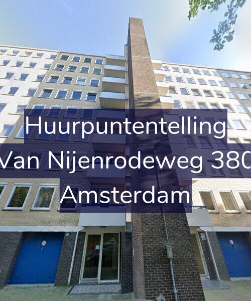 Foto gevel Huurpuntentelling voor Van Nijenrodeweg 380, Amsterdam