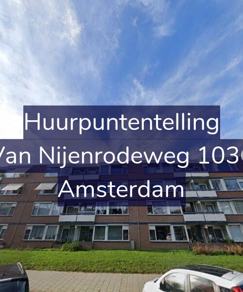 Foto gevel Huurpuntentelling voor Van Nijenrodeweg 1036, Amsterdam