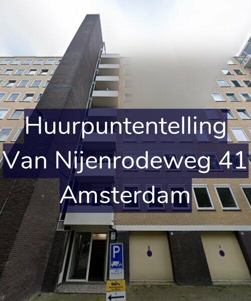 Foto gevel Huurpuntentelling voor Van Nijenrodeweg 41, Amsterdam
