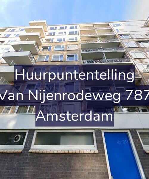 Foto gevel Huurpuntentelling voor Van Nijenrodeweg 787, Amsterdam