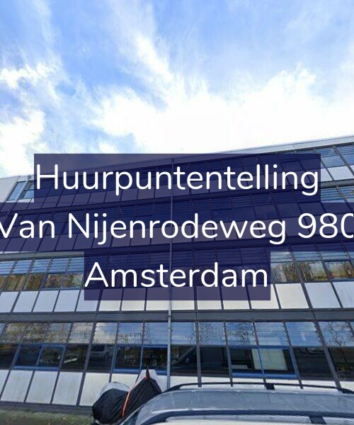 Foto gevel Huurpuntentelling voor Van Nijenrodeweg 980, Amsterdam