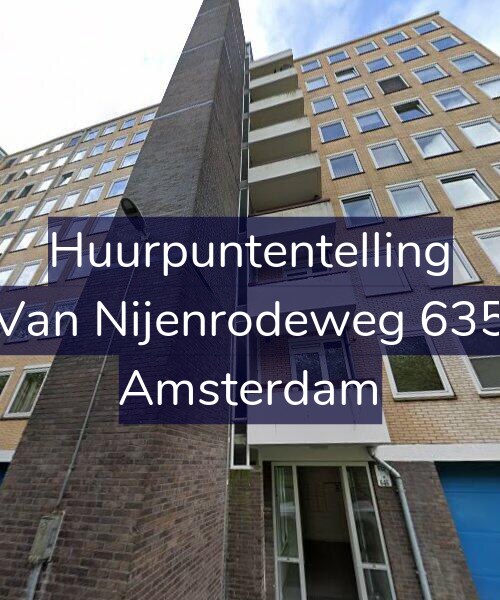 Foto gevel Huurpuntentelling voor Van Nijenrodeweg 635, Amsterdam