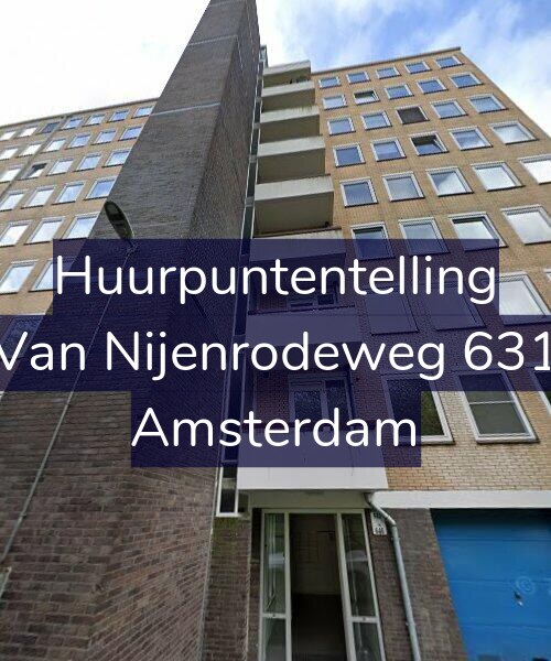 Foto gevel Huurpuntentelling voor Van Nijenrodeweg 631, Amsterdam