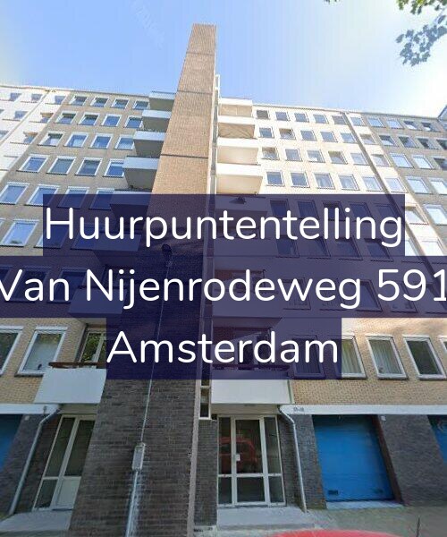 Foto gevel Huurpuntentelling voor Van Nijenrodeweg 591, Amsterdam