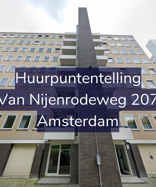 Foto gevel Huurpuntentelling voor Van Nijenrodeweg 207, Amsterdam