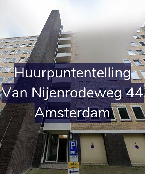 Foto gevel Huurpuntentelling voor Van Nijenrodeweg 44, Amsterdam