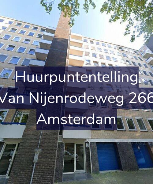 Foto gevel Huurpuntentelling voor Van Nijenrodeweg 266, Amsterdam