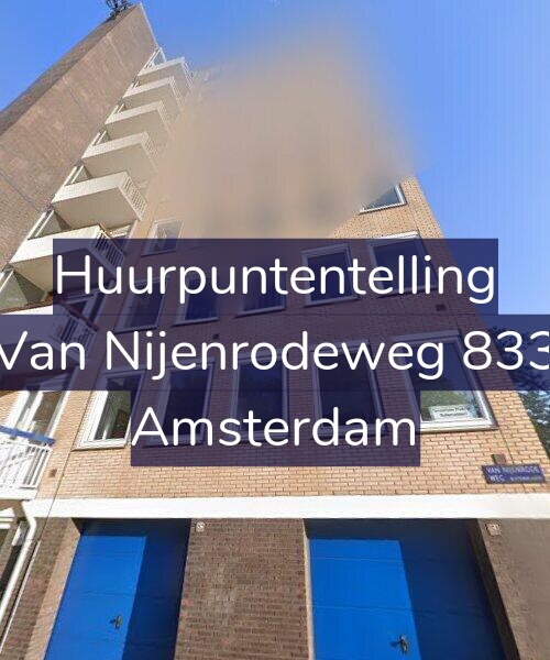 Foto gevel Huurpuntentelling voor Van Nijenrodeweg 833, Amsterdam