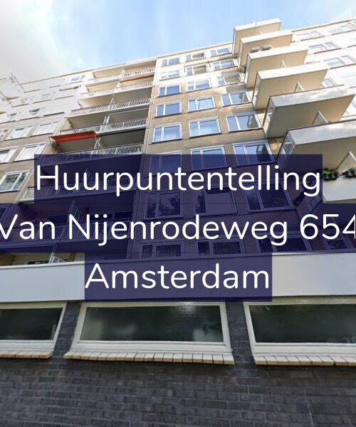 Foto gevel Huurpuntentelling voor Van Nijenrodeweg 654, Amsterdam