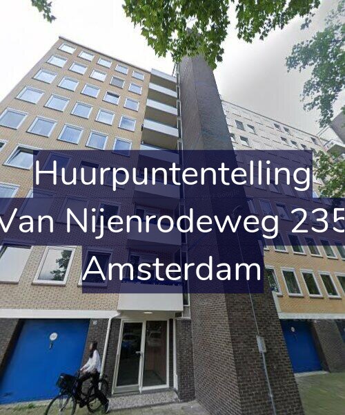 Foto gevel Huurpuntentelling voor Van Nijenrodeweg 235, Amsterdam