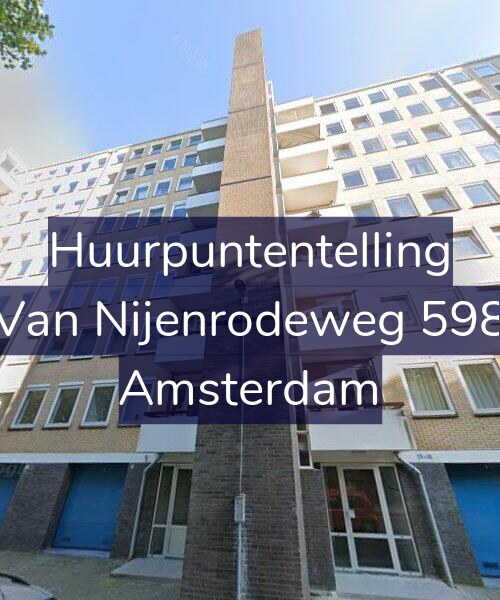 Foto gevel Huurpuntentelling voor Van Nijenrodeweg 598, Amsterdam