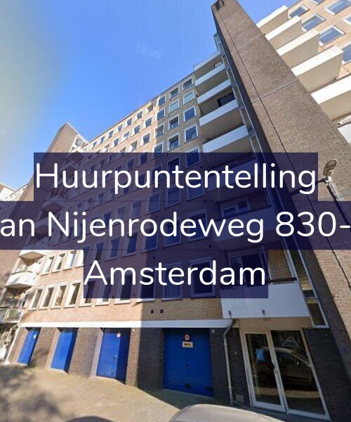 Foto gevel Huurpuntentelling voor Van Nijenrodeweg 830-A, Amsterdam