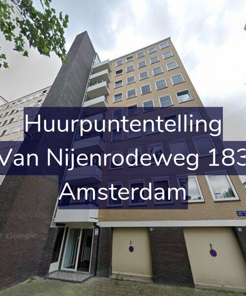 Foto gevel Huurpuntentelling voor Van Nijenrodeweg 183, Amsterdam