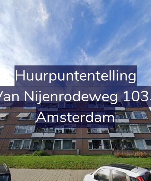Foto gevel Huurpuntentelling voor Van Nijenrodeweg 1035, Amsterdam