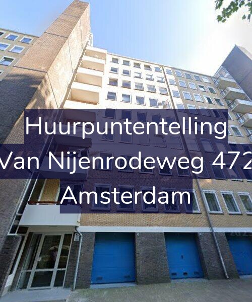 Foto gevel Huurpuntentelling voor Van Nijenrodeweg 472, Amsterdam