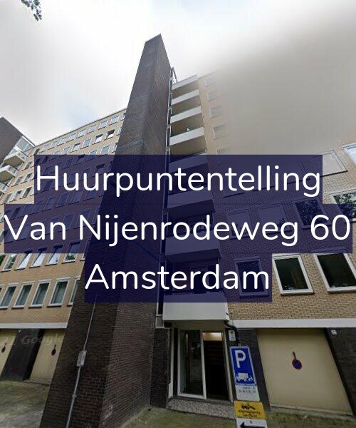 Foto gevel Huurpuntentelling voor Van Nijenrodeweg 60, Amsterdam