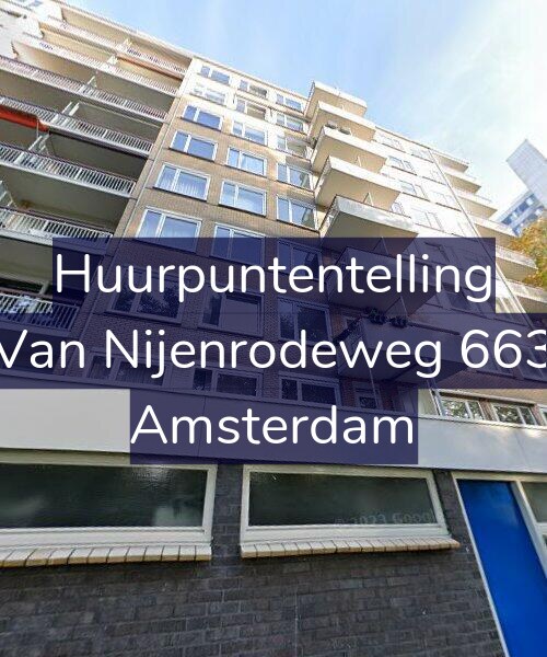 Foto gevel Huurpuntentelling voor Van Nijenrodeweg 663, Amsterdam