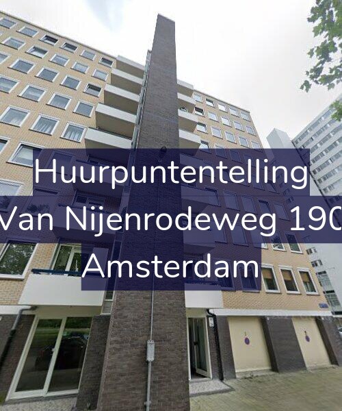 Foto gevel Huurpuntentelling voor Van Nijenrodeweg 190, Amsterdam