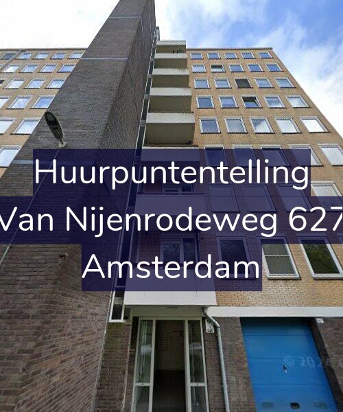 Foto gevel Huurpuntentelling voor Van Nijenrodeweg 627, Amsterdam