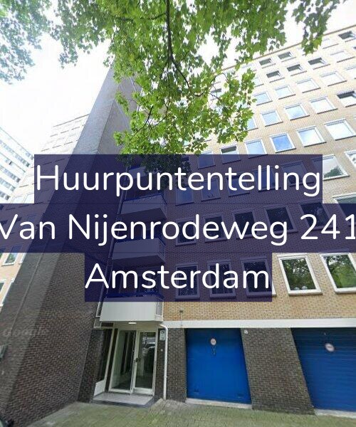 Foto gevel Huurpuntentelling voor Van Nijenrodeweg 241, Amsterdam