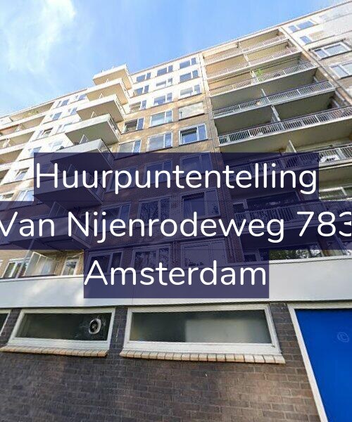 Foto gevel Huurpuntentelling voor Van Nijenrodeweg 783, Amsterdam