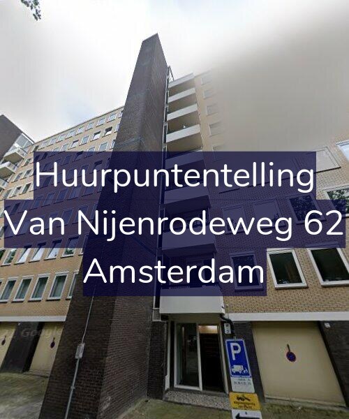Foto gevel Huurpuntentelling voor Van Nijenrodeweg 62, Amsterdam